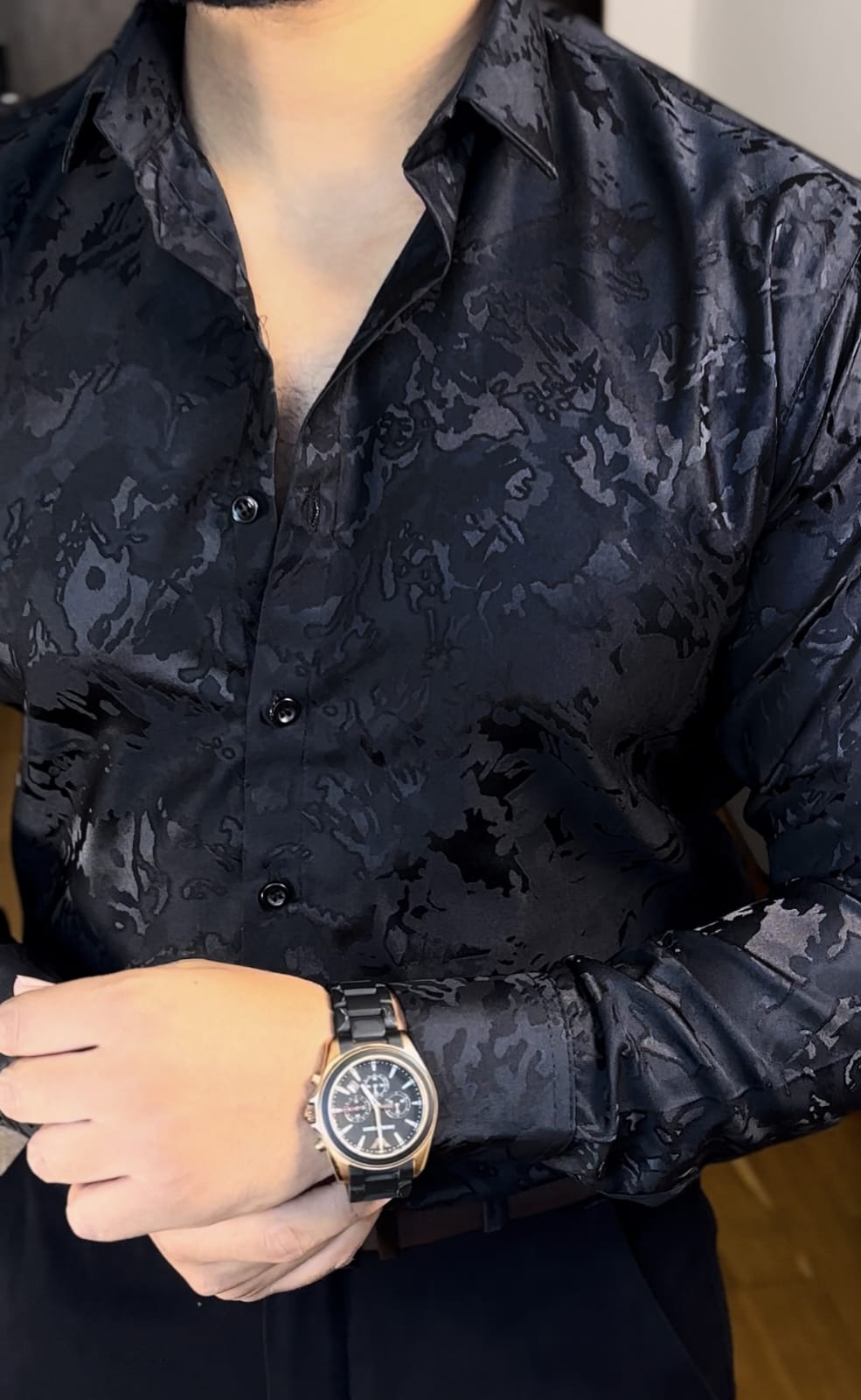 JACQUARD MISMATCH STONE SHIRTS ( SET OF 12 PC ) (Copy)