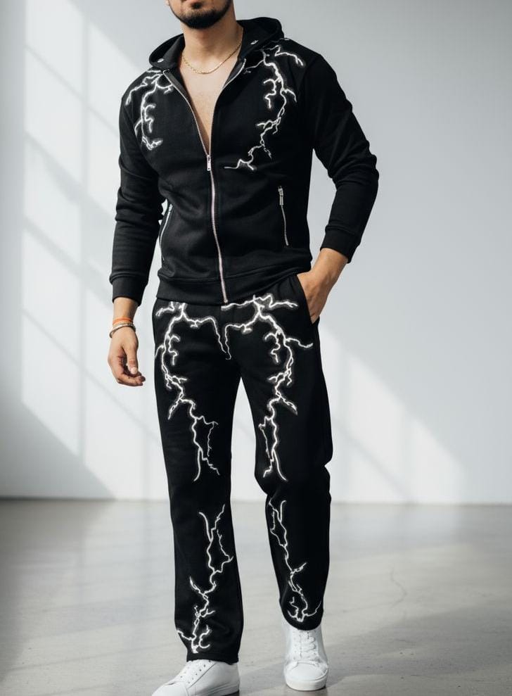 THUNDER STRIKE TRACKSUIT - SET OF 4 PCS ( M L XL XXL ) x Rs.1395