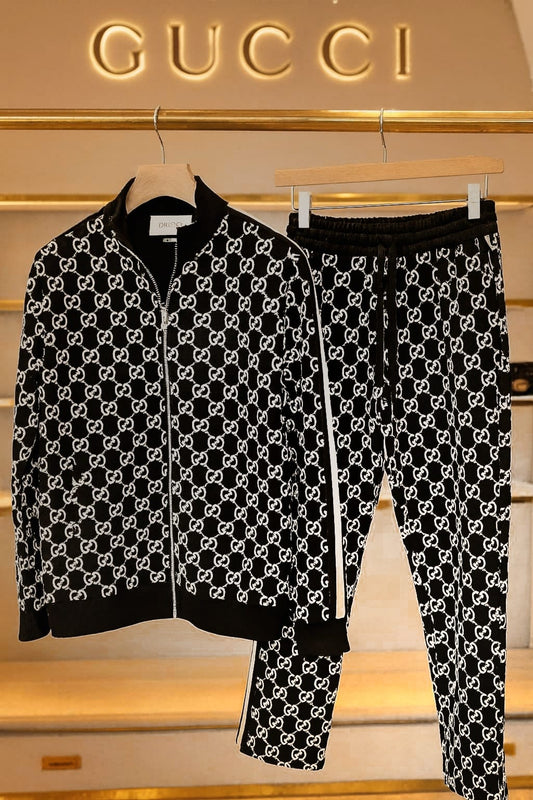 GUGGI ALL OVER BLACK - SET OF 4PCS( M L XL XXL ) x Rs. 1395