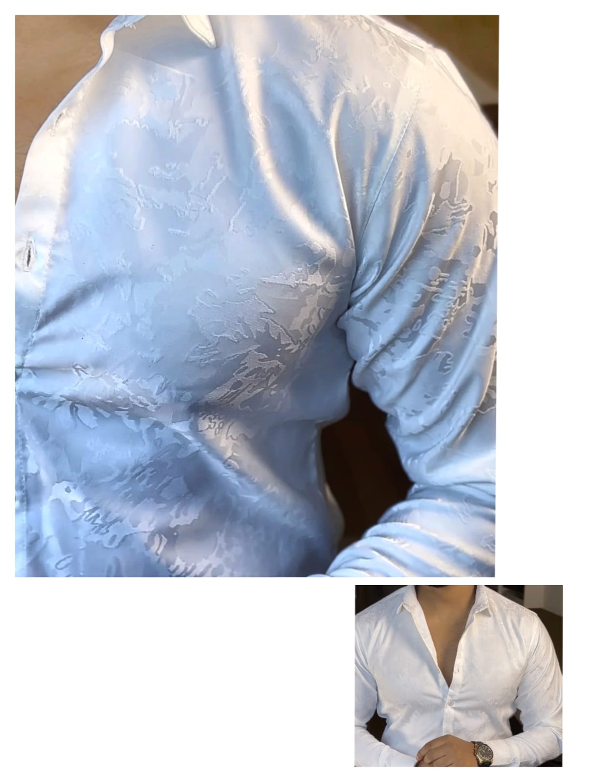 JACQUARD MISMATCH STONE SHIRTS ( SET OF 12 PC ) (Copy)