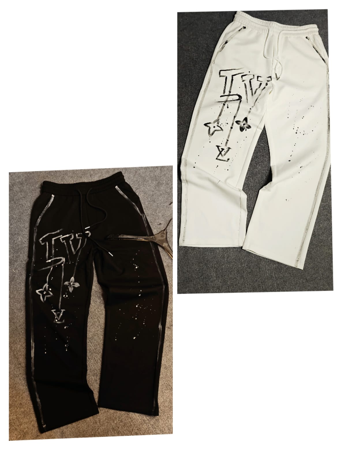 VL HAND PAINTED TRACKPANT- SET OF 8 ( M L XL XXL ) x Rs.995