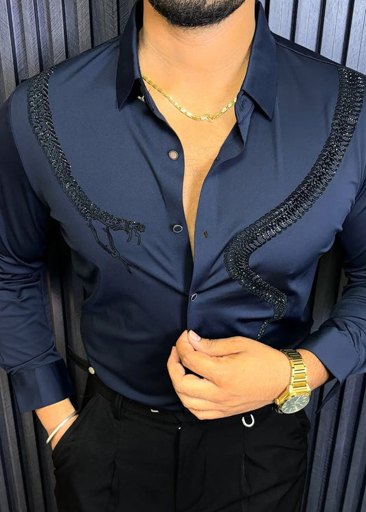 VENOM LEGACY JACQUARD SHIRT - SET OF 16 PCS ( M L XL XXL ) x Rs. 1195