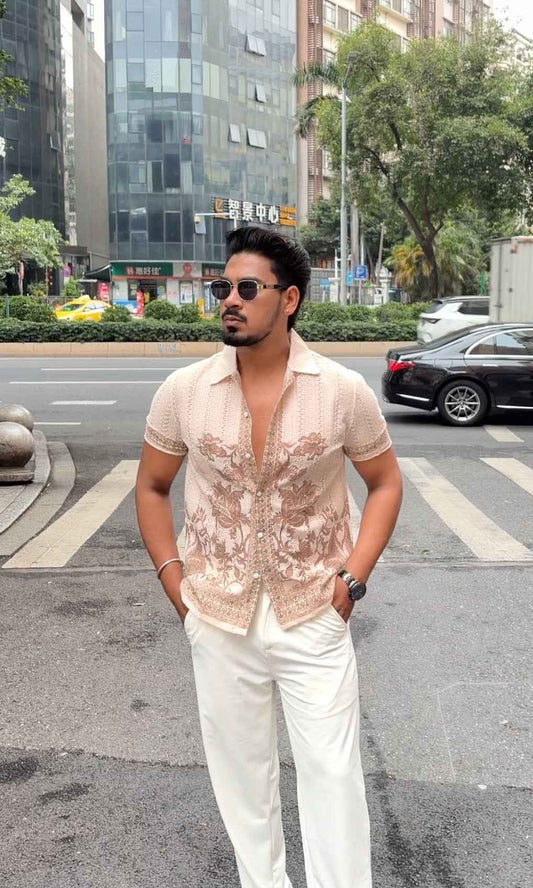 TIANJIN EDITION PREMIUM LINEN SHIRT - SET OF 8 PCS ( M L XL XXL )  x Rs.995