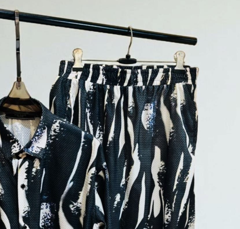 ABSTRACT PRINT COORDSET {set of 4 pc( 4 size )}