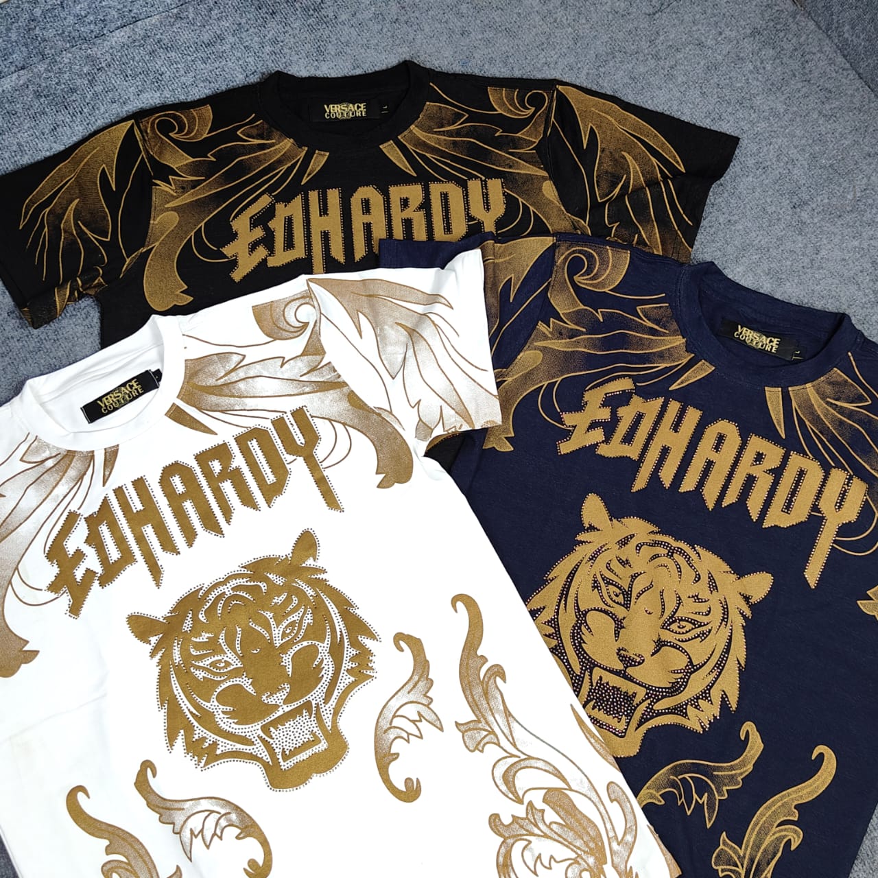 Lion Stone Tshirt Round Neck - 3 Colours 2 COLOURS{ set of 12 pc ( 3 colour x 4 size )