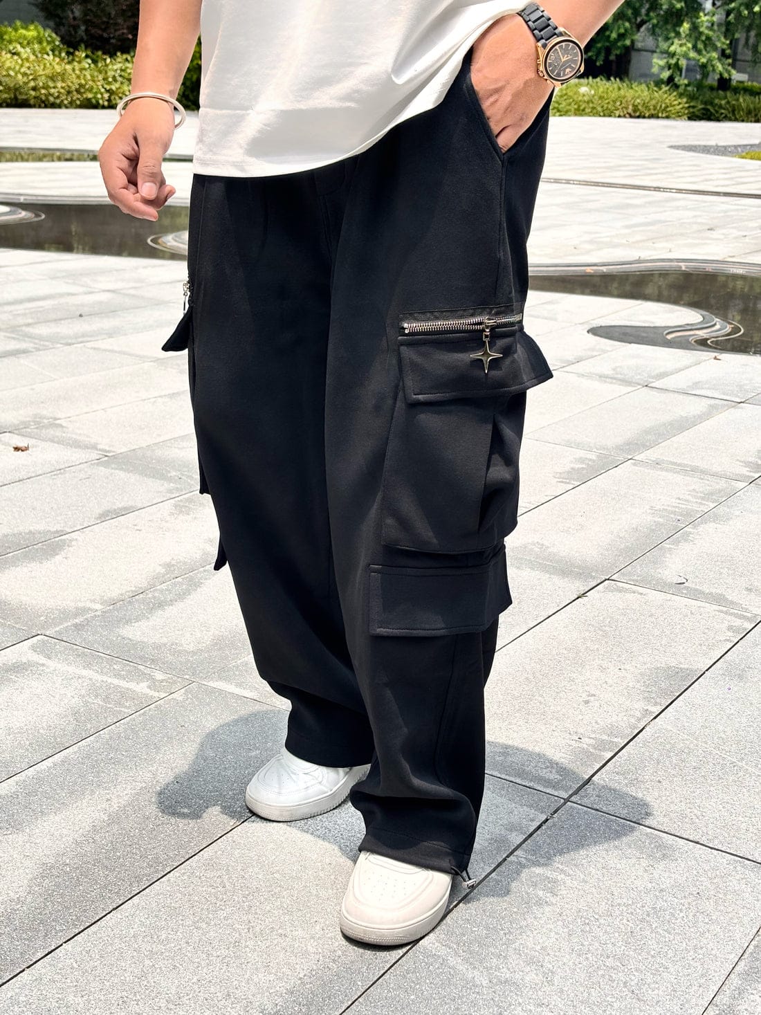 7 Pocket Cargo Pants{ SET OF 4 PC (  4 SIZE ) }