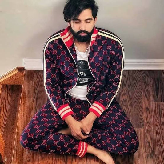 ALL OVER GUGGI SIGNATURE(NAVY) - SET OF 4 PCS ( M L XL XXL ) x Rs.1395