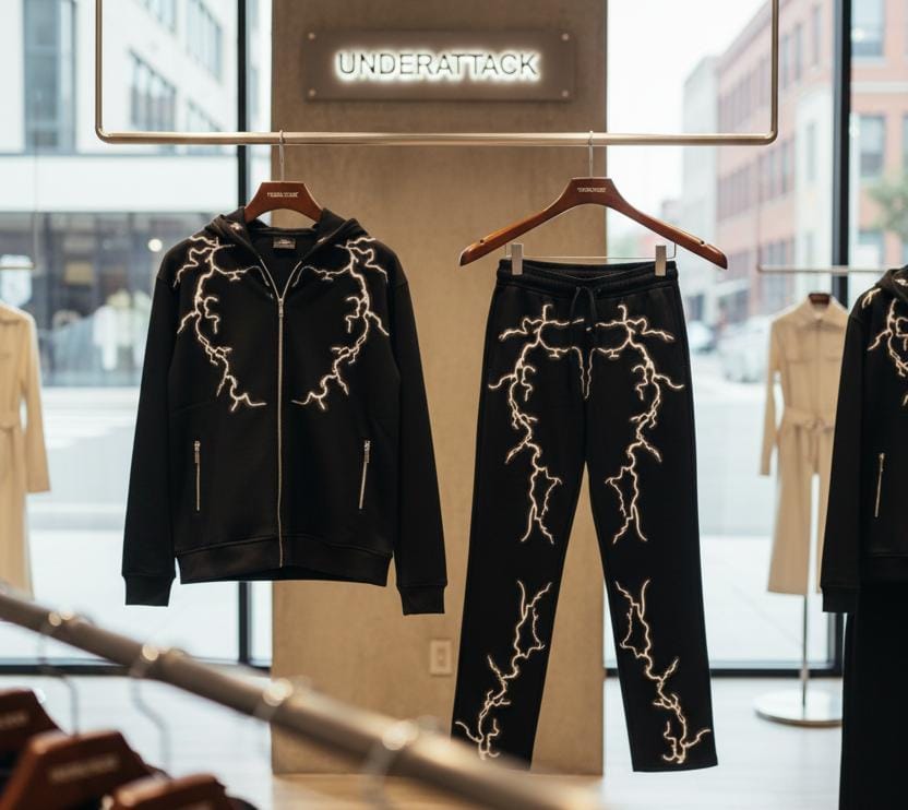 THUNDER STRIKE TRACKSUIT - SET OF 4 PCS ( M L XL XXL ) x Rs.1395