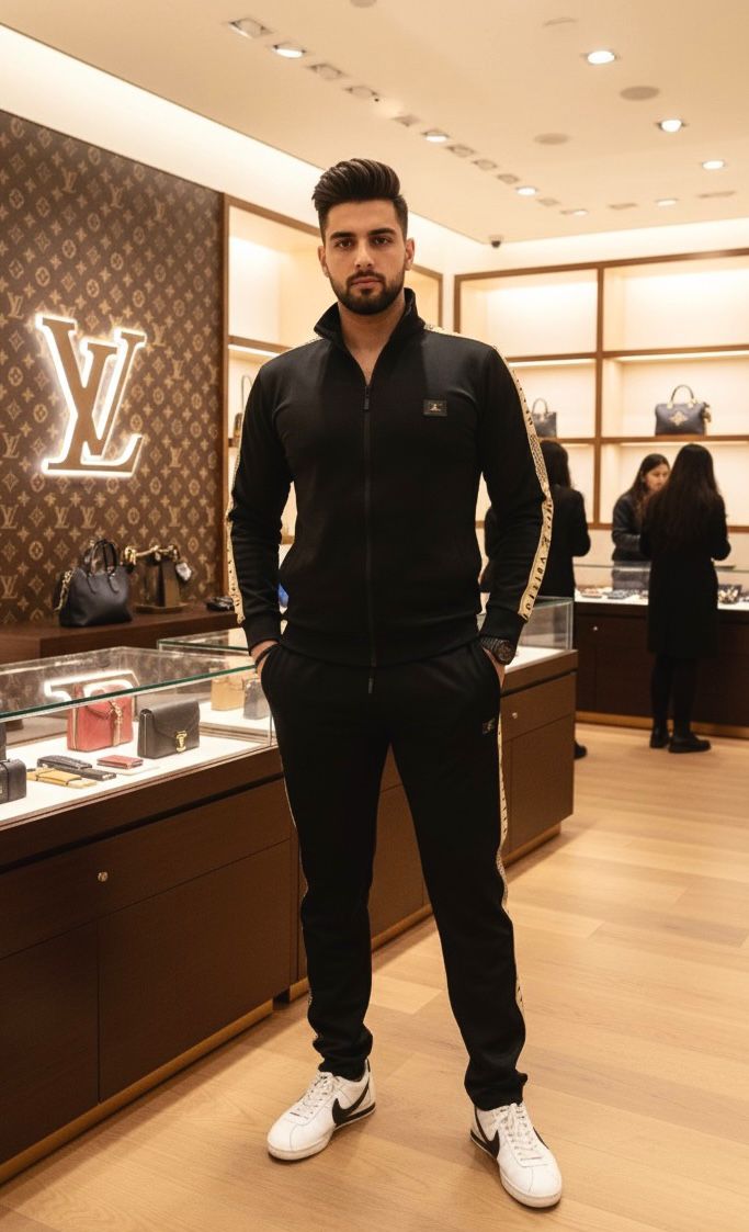 VL GOLDEN TAPE RIB TRACKSUIT - SET OF 4 PCS ( M L XL XXL ) x Rs.1395