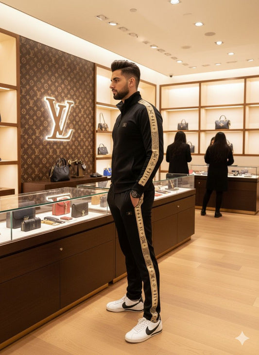 VL GOLDEN TAPE RIB TRACKSUIT - SET OF 4 PCS ( M L XL XXL ) x Rs.1395