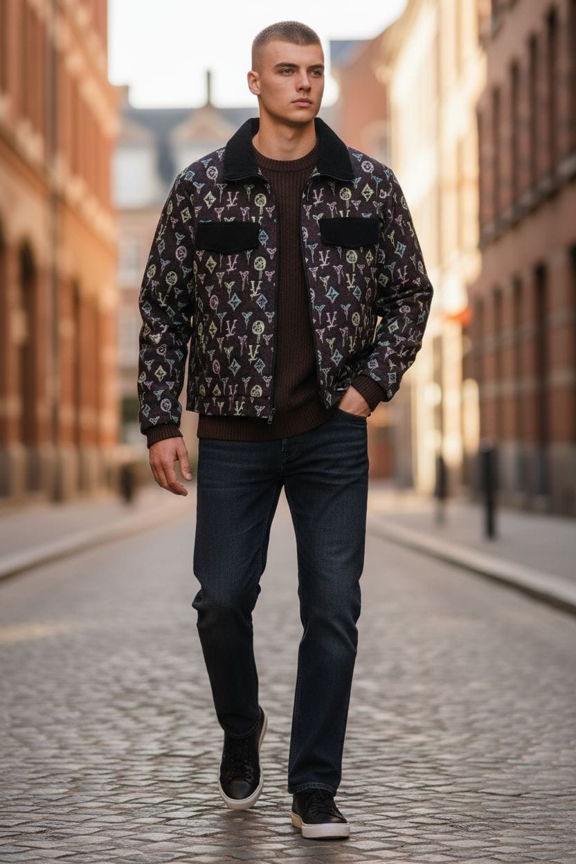 VL ALL OVER JACKET - SET OF 4 PCS ( M L XL XXL ) x Rs.750