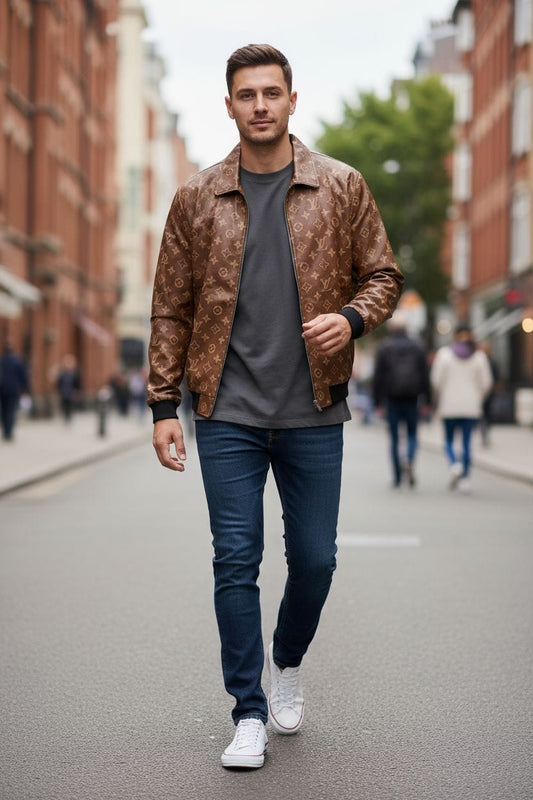 VL ALL OVER LEATHER JACKET - SET OF 4 PCS ( M L XL XXL ) x Rs.750