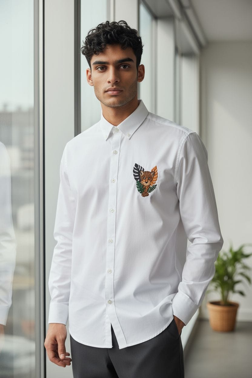 EMBROIDERY CAT - SET OF 4 PCS ( M L XL XXL ) x Rs.595