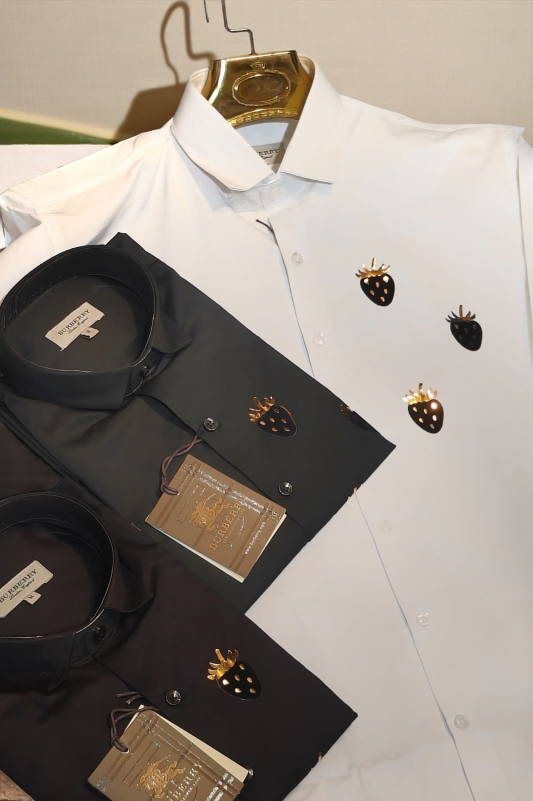 STRAWBERRY SHIRT - SET OF 4 PCS ( M L XL XXL ) x Rs.595