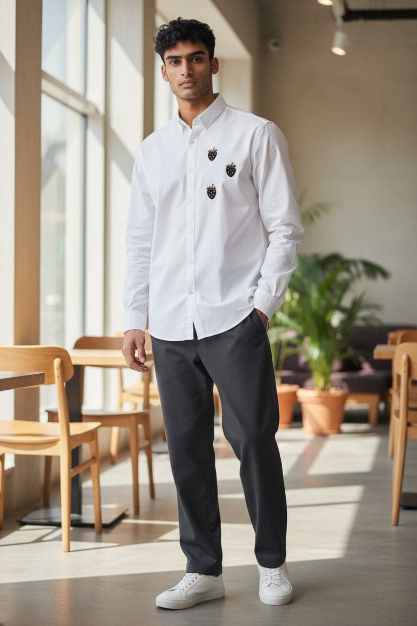 STRAWBERRY SHIRT - SET OF 4 PCS ( M L XL XXL ) x Rs.595