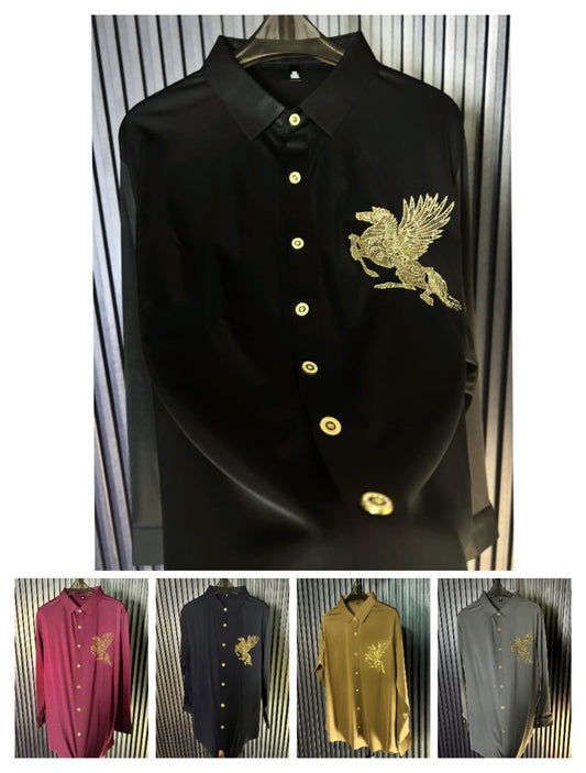 STICHLESS KNIGHT FLYING DIAMOND WORK SHIRT - SET OF 20 PCS ( M L XL XXL )  x Rs. 895