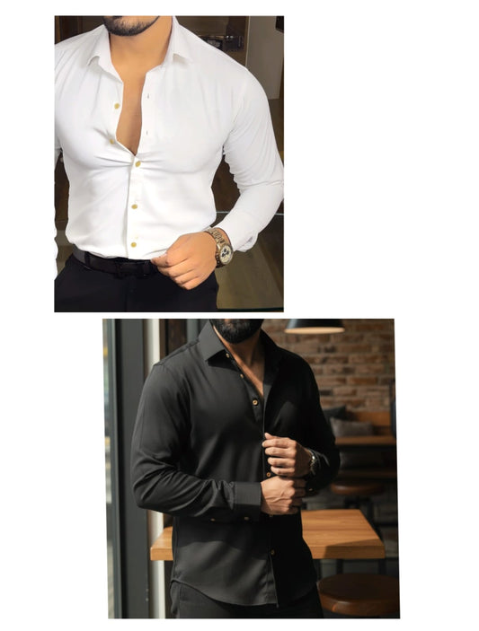 HEAVY JAPANESE SOLID SHIRT- SET OF 8PCS ( M L XL XXL )  x Rs. 695