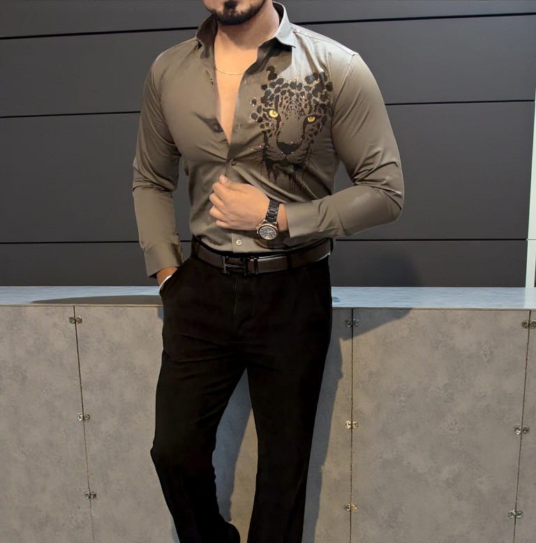 BALMAIN TIGER EDITION SHIRT- SET OF 12PCS ( M L XL XXL )  x Rs. 595