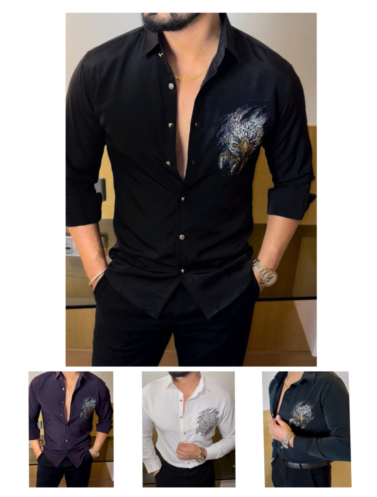 UNDERATTACK® EAGLE JAPANESE SHIRT  - SET OF 16 PCS ( M L XL XXL )  x Rs. 795