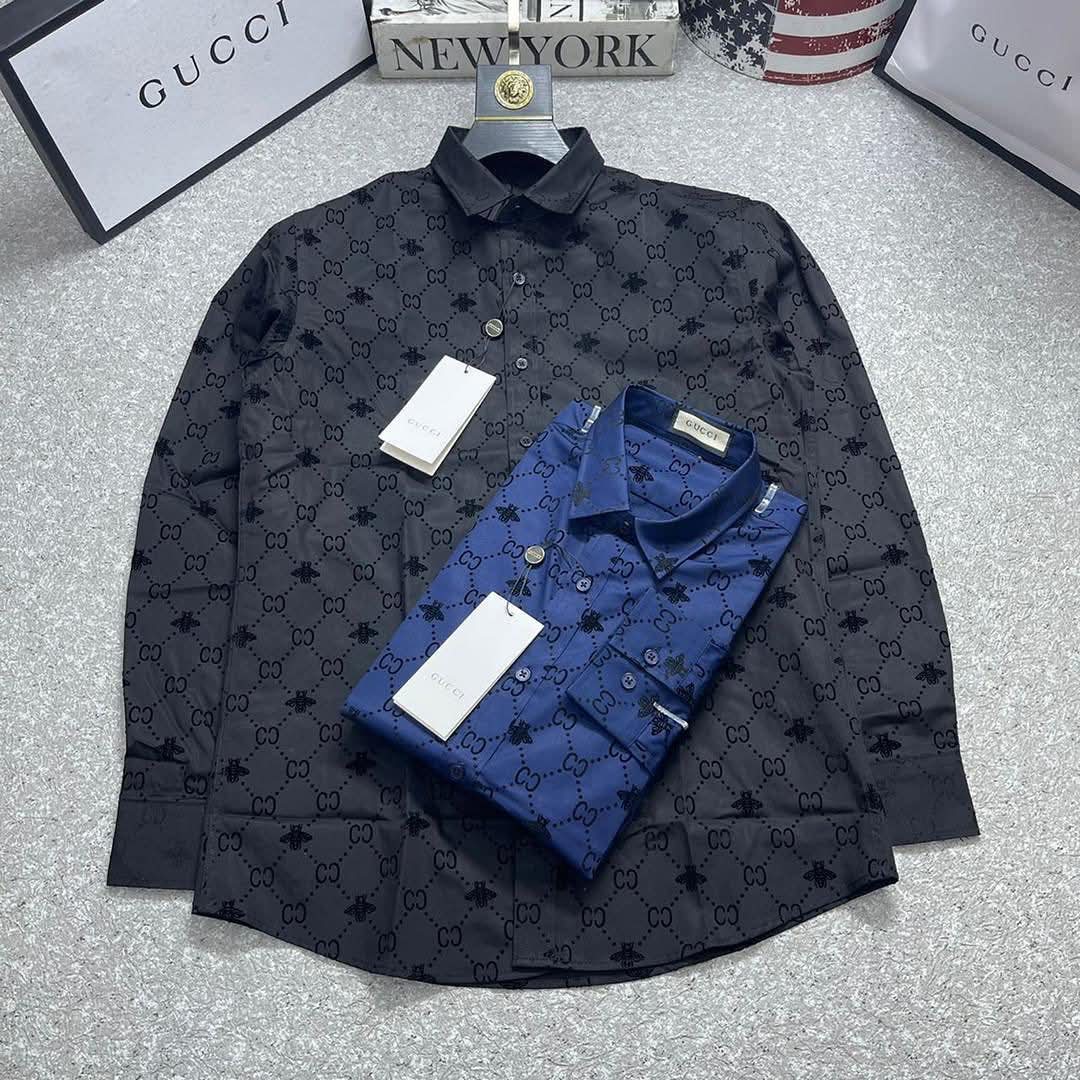 CC FLOKING SHIRTS- 2 COLOURS 2 COLOURS{ set of 8 pc ( 2 colour x 4 size )
