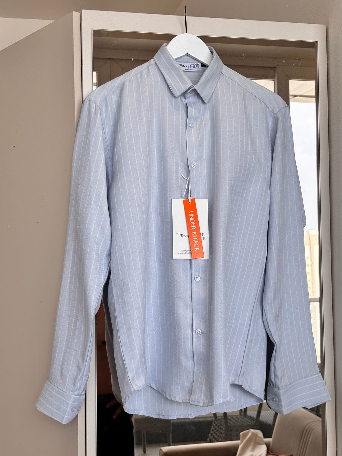 Paris Linen Stripe Shirt- 6 Colours{ set of 20 pc ( 5 colour x 4 size )