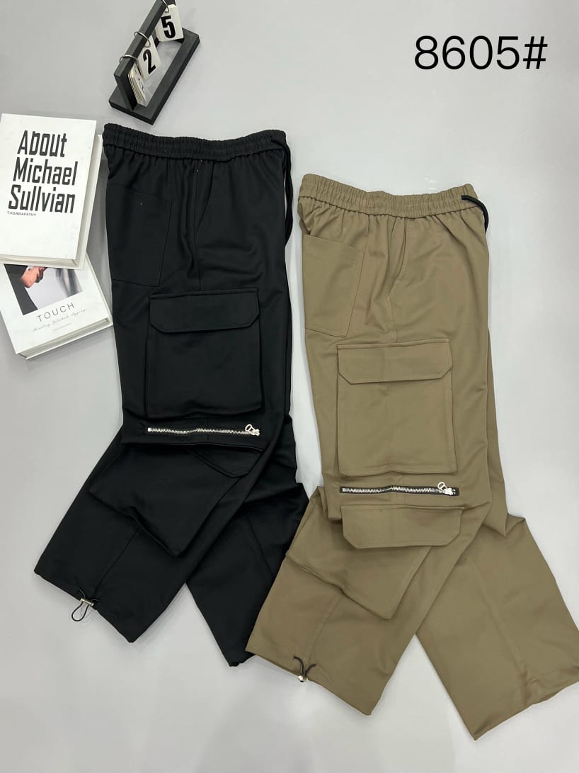 7 Pocket Cargo Pants{ SET OF 4 PC (  4 SIZE ) }
