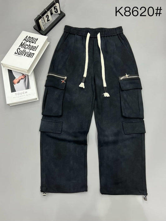 7 Pocket Cargo Pants{ SET OF 4 PC (  4 SIZE ) }
