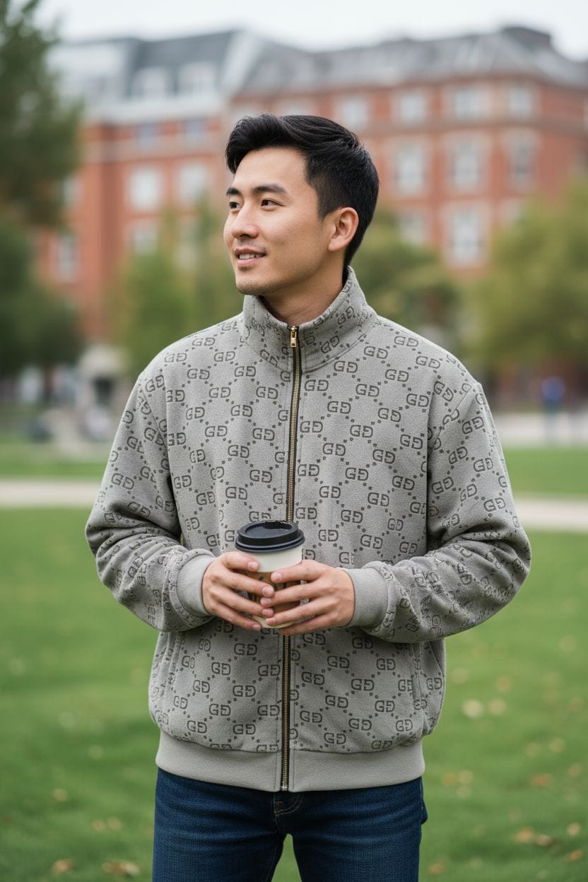 GUGGI REVERSIBLE JACKET - SET OF 4 PCS ( M L XL XXL ) x Rs.795