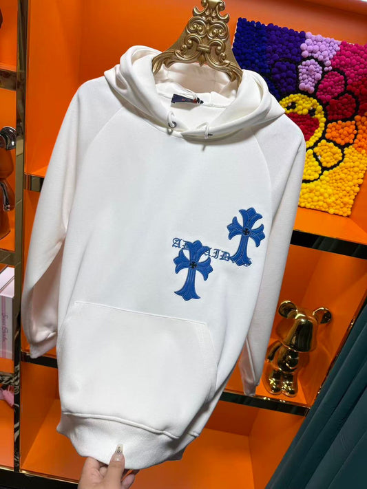 IMPORTED HOODIE- SET OF 8 PCS ( L XL XXL ) x 1350 ( WHITE AND BLACK )