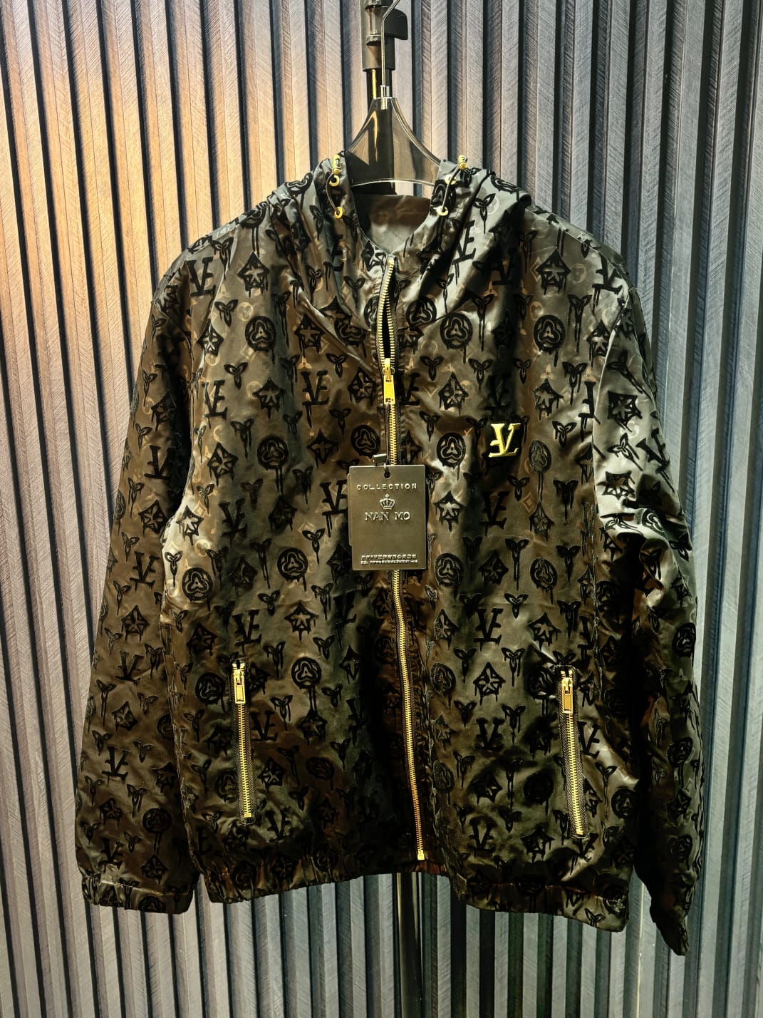 VL FLOCK PURE IMPORTED GOLDEN ZIP JACKET- SET OF 4 PCS (M L XL XXL ) x 1595