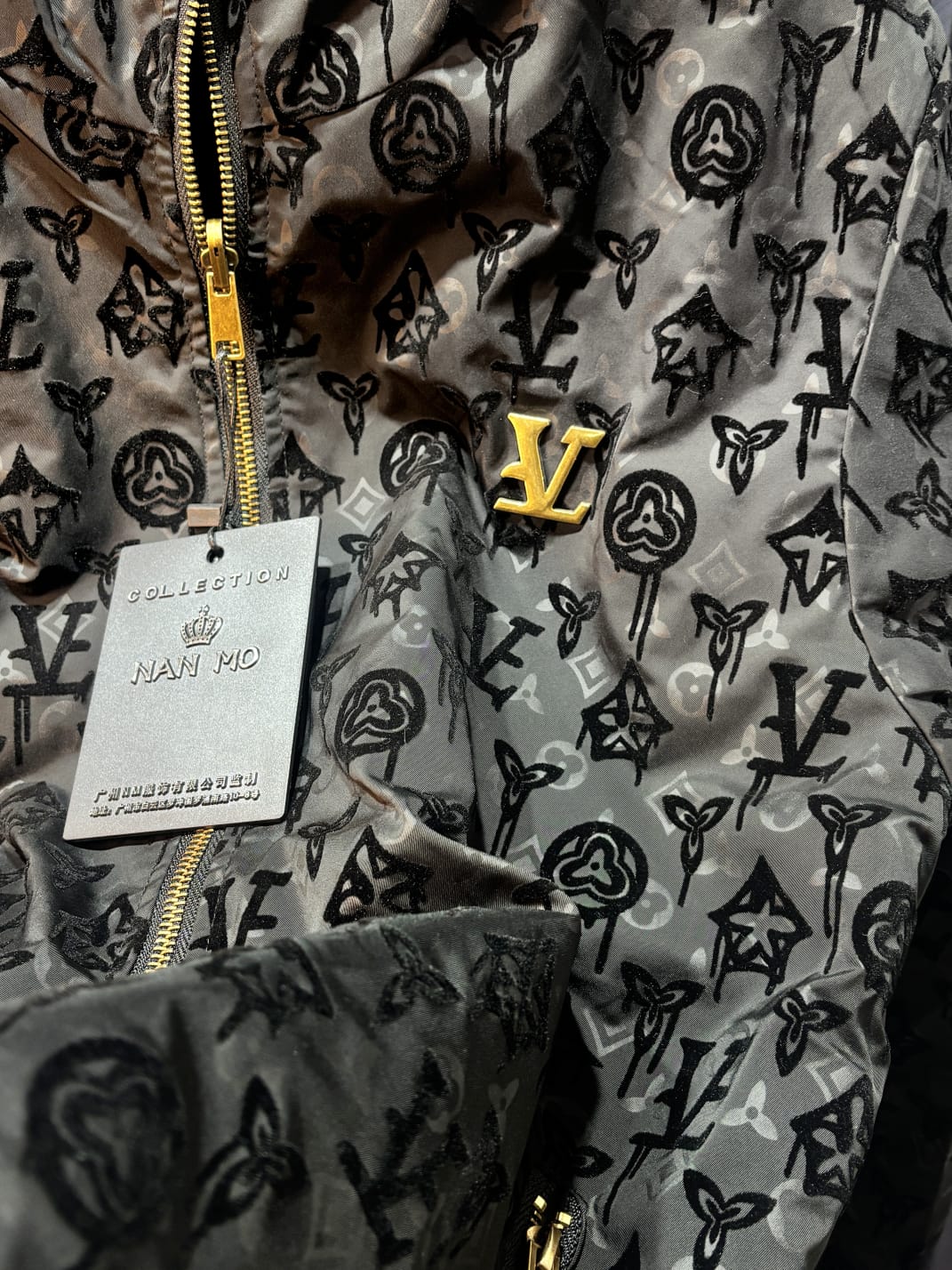 VL FLOCK PURE IMPORTED GOLDEN ZIP JACKET- SET OF 4 PCS (M L XL XXL ) x 1595