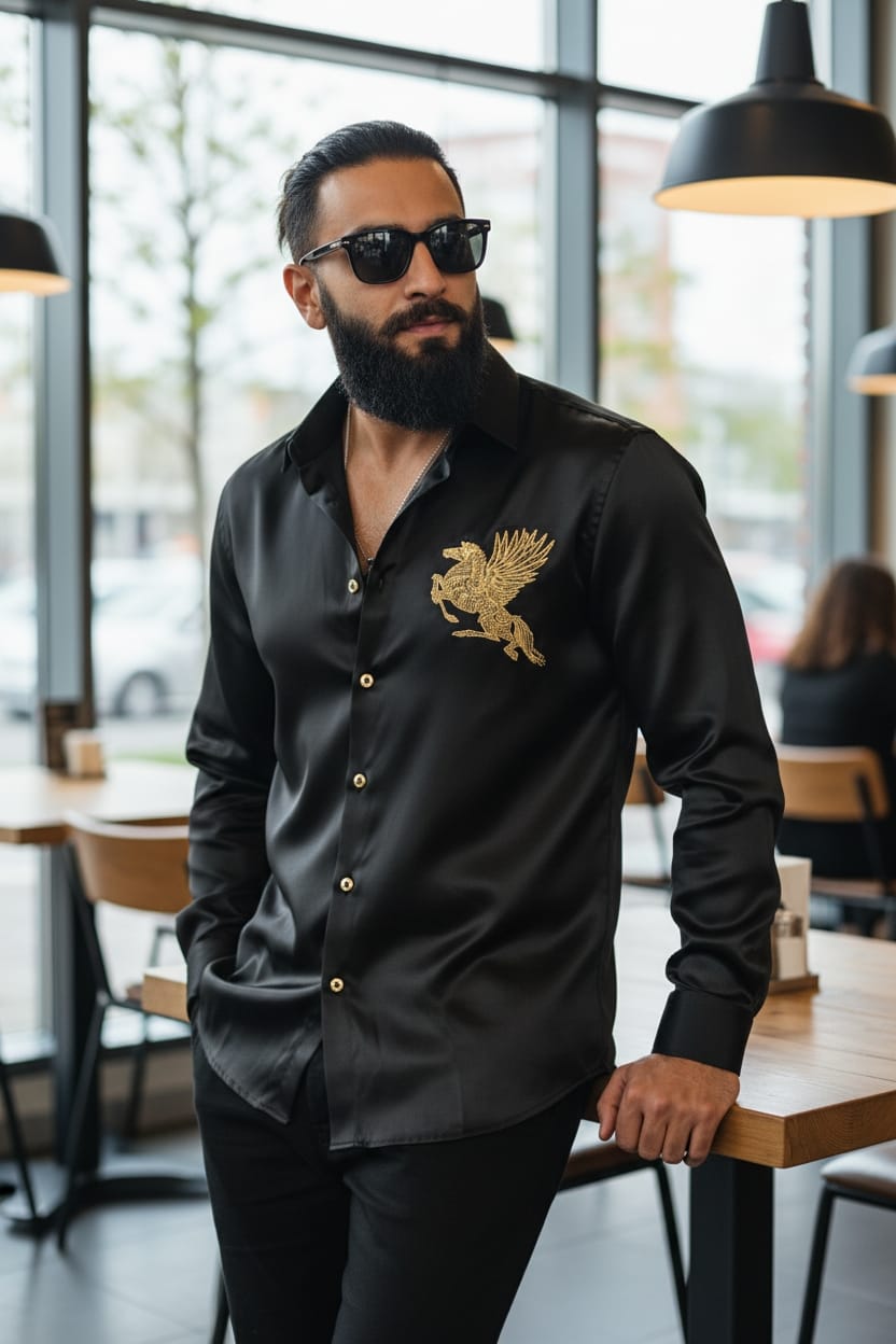 STICHLESS KNIGHT FLYING DIAMOND WORK SHIRT - SET OF 20 PCS ( M L XL XXL )  x Rs. 895