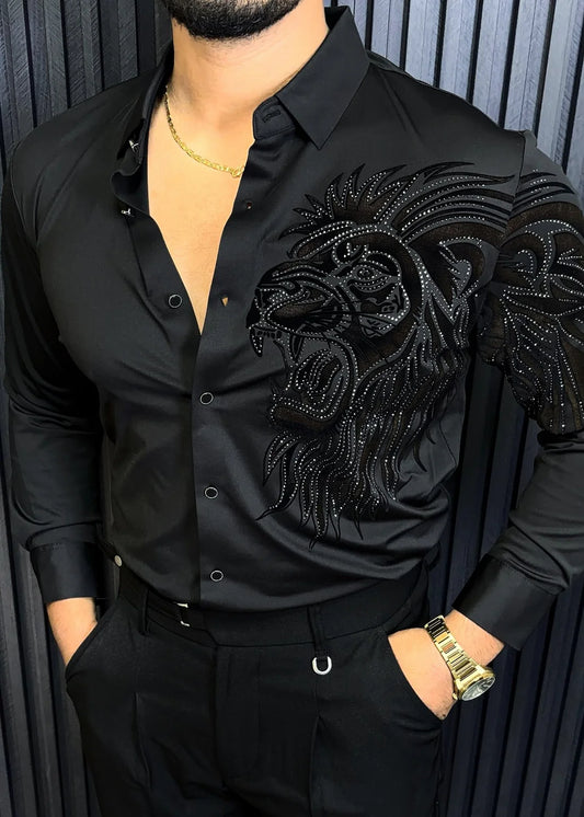 ALPHA ROAR LEGACY JACQUARD SHIRT - SET OF 16 PCS ( M L XL XXL )  x Rs. 1195