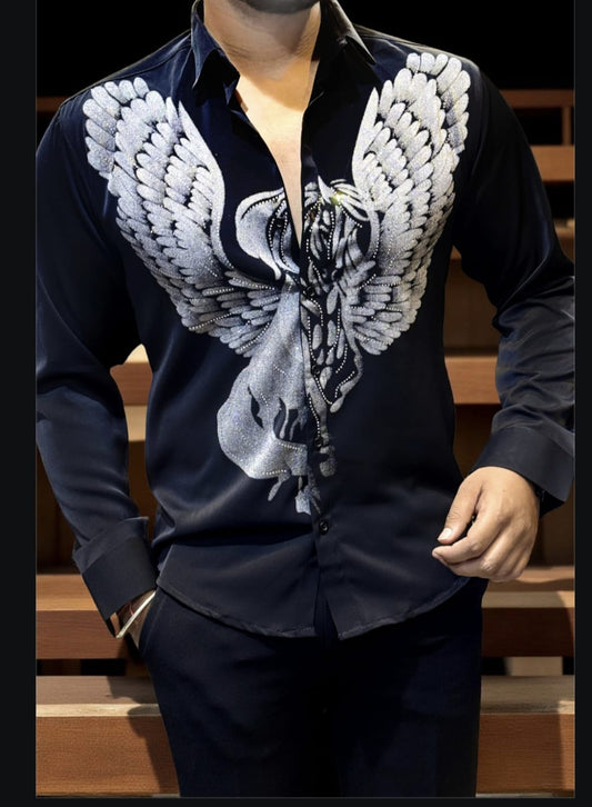REGAL WING SHIRT- SET OF 20 PCS ( M L XL XXL )  x Rs. 795