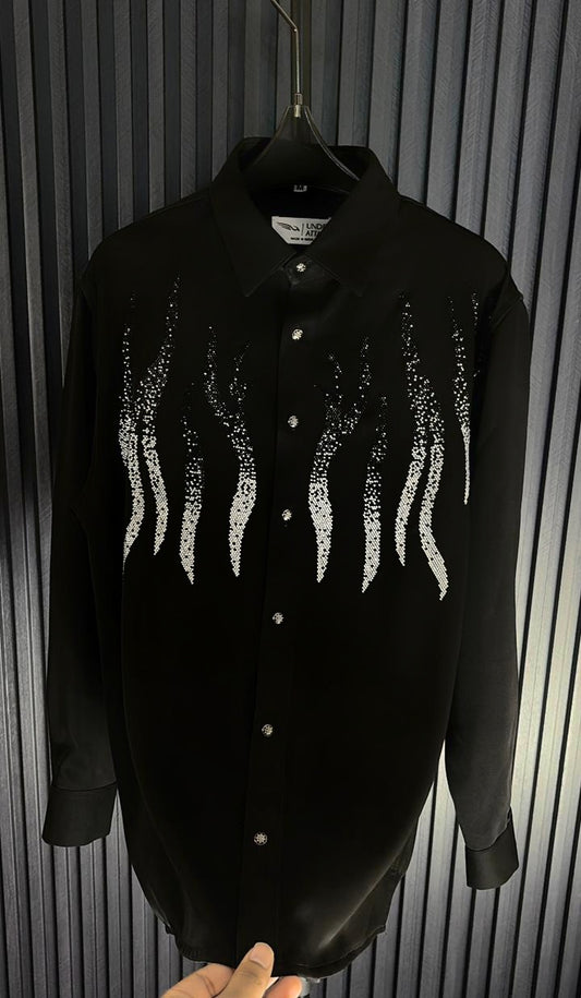 DOUBLE SHADED FIR SHIRT- SET OF 8 PCS ( M L XL XXL )  x Rs. 895