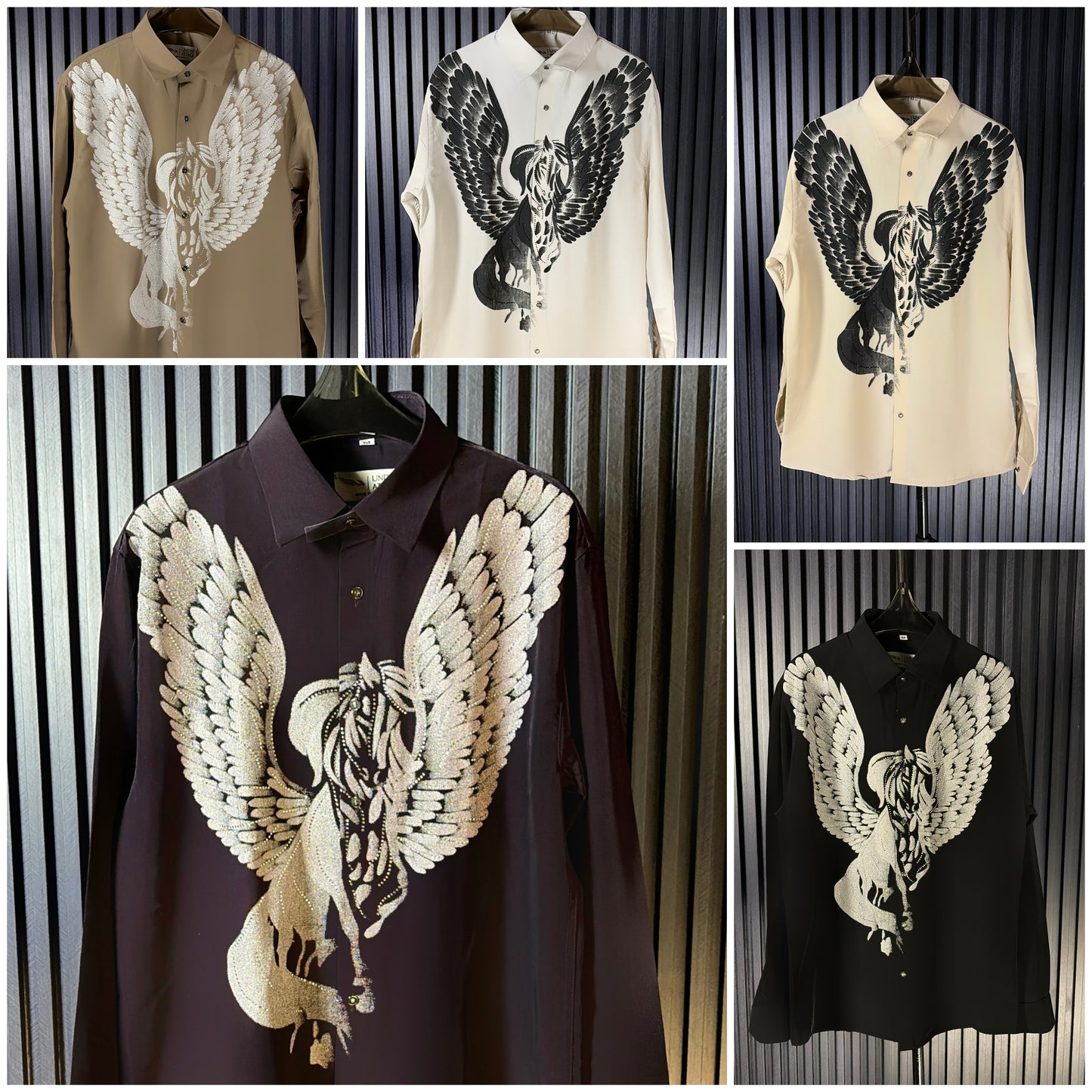 REGAL WING SHIRT- SET OF 20 PCS ( M L XL XXL )  x Rs. 795